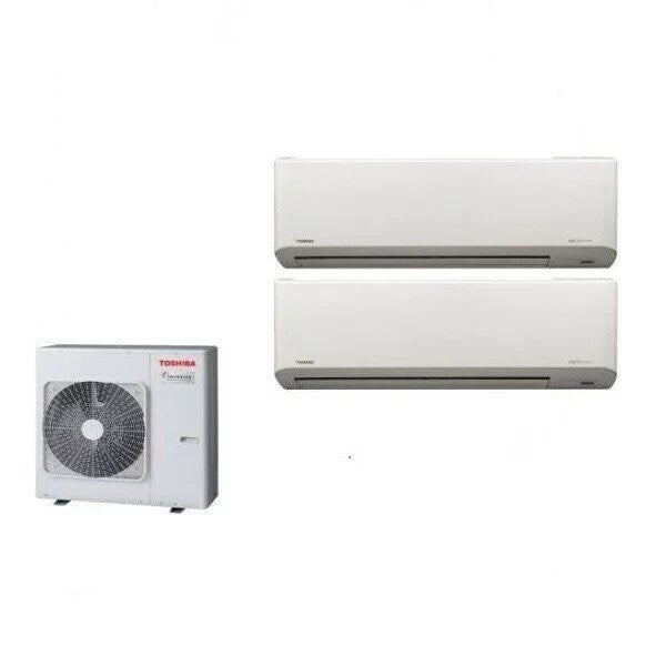 TOSHIBA 東芝 RAS-M10N4KV+RAS-M13N4KV/RAS-3M26S3AV-E 1匹+1.5匹 一拖二 變頻冷暖分體式冷氣機