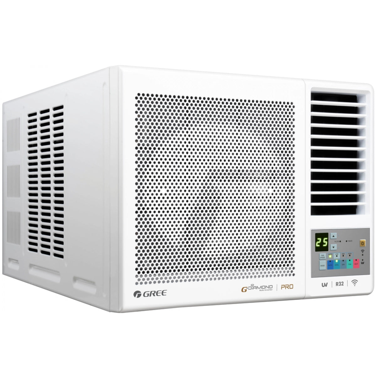 GREE 格力 GWH12PZ 1.5匹 變頻冷暖 G-Panel 黑鑽 窗口式冷氣機