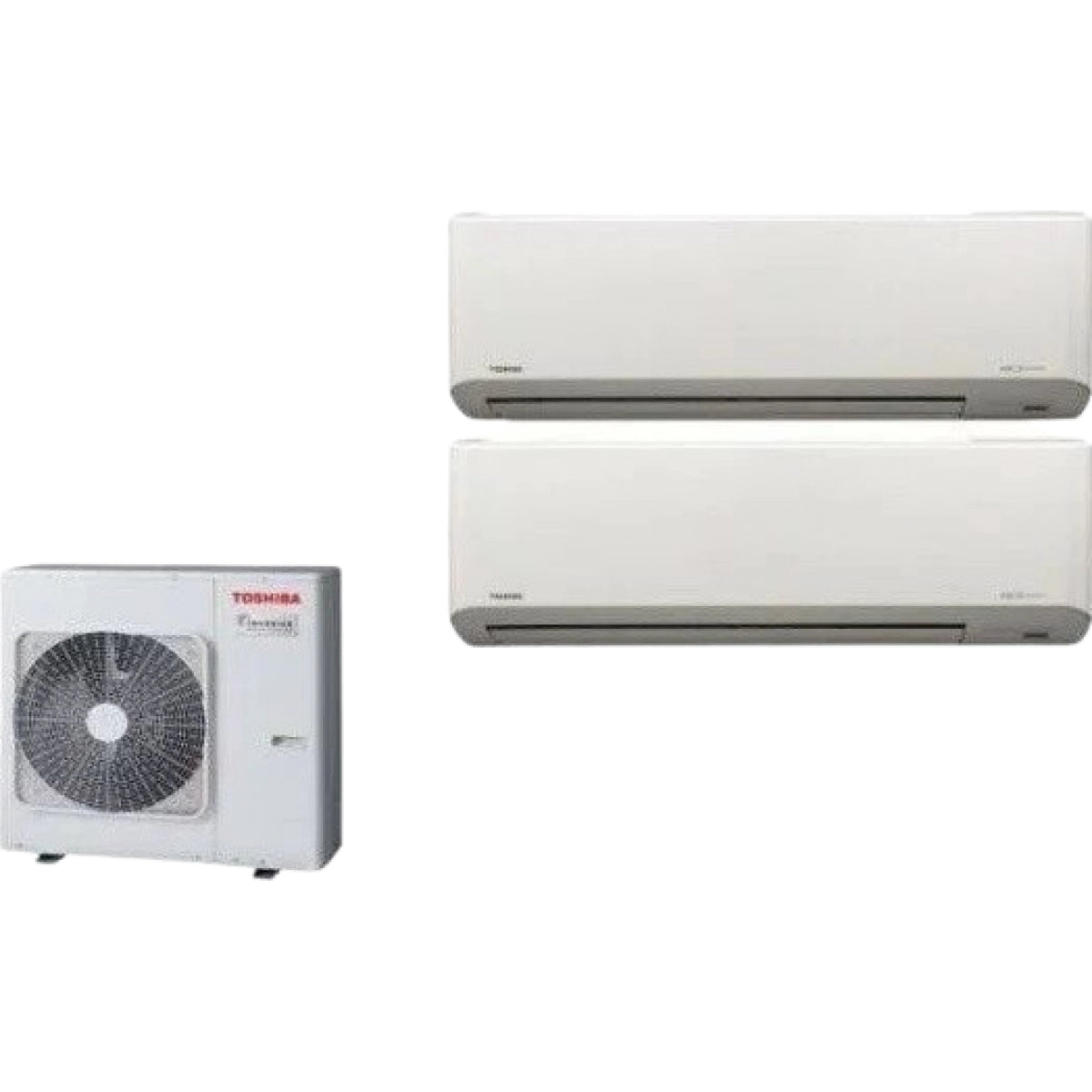 TOSHIBA 東芝 RAS-M13N4KCVx2+RAS-4M26S3ACV 一拖二 變頻淨冷 多聯式掛牆分體冷氣機