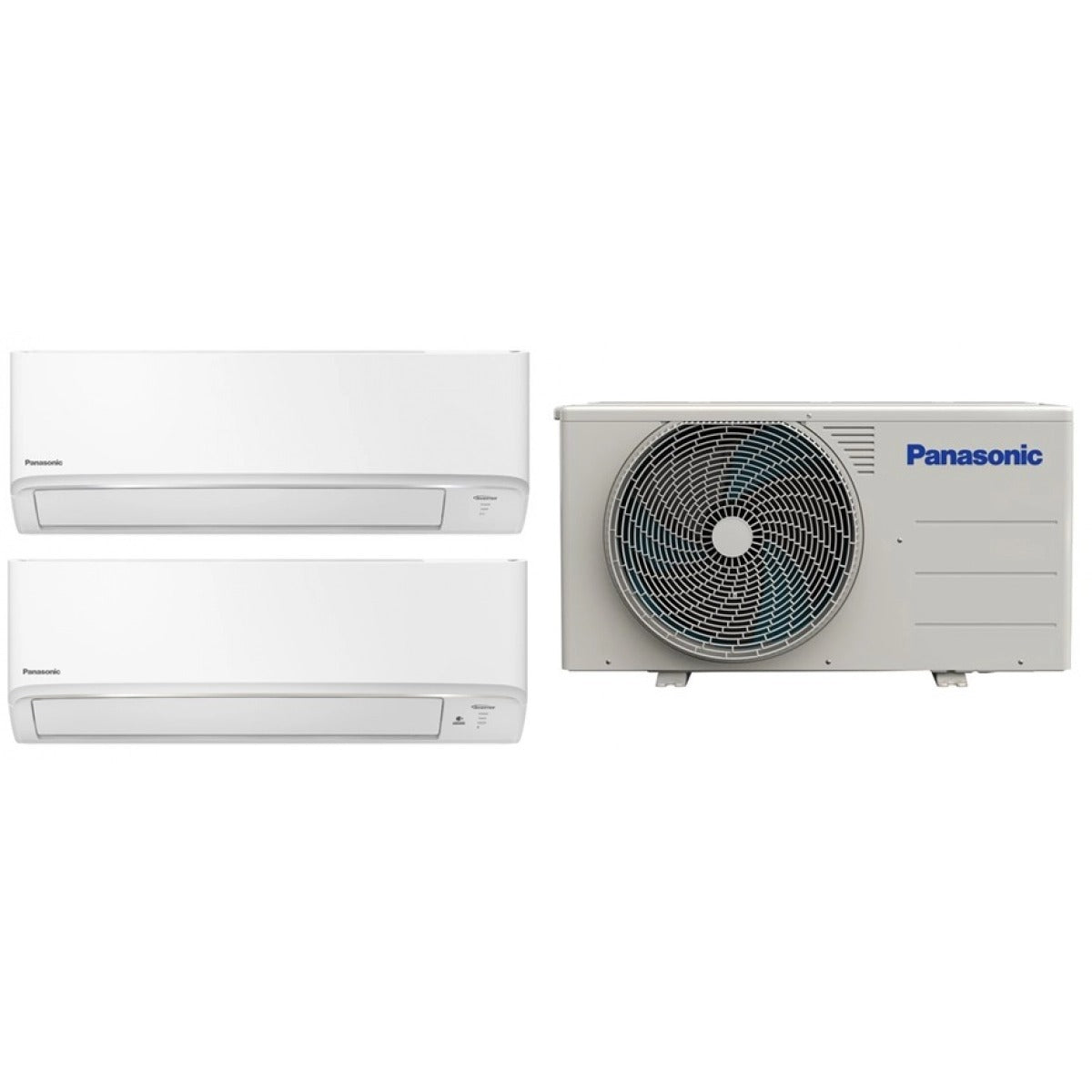 PANASONIC 樂聲 一拖二 1.0匹+1.5匹 多聯分體 變頻淨冷冷氣機 (CS-MPU9BKA/CS-MPU12BKA/CU-2LU18BBA)