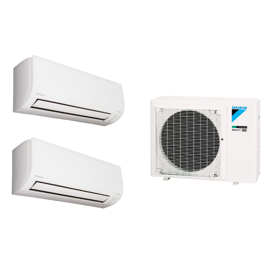 DAIKIN 大金 1匹+1.5匹 一拖二 變頻冷暖 多聯式掛牆分體冷氣機 (CTXM25RVMN+CTXM35RVMN/4MXM68RVMA)