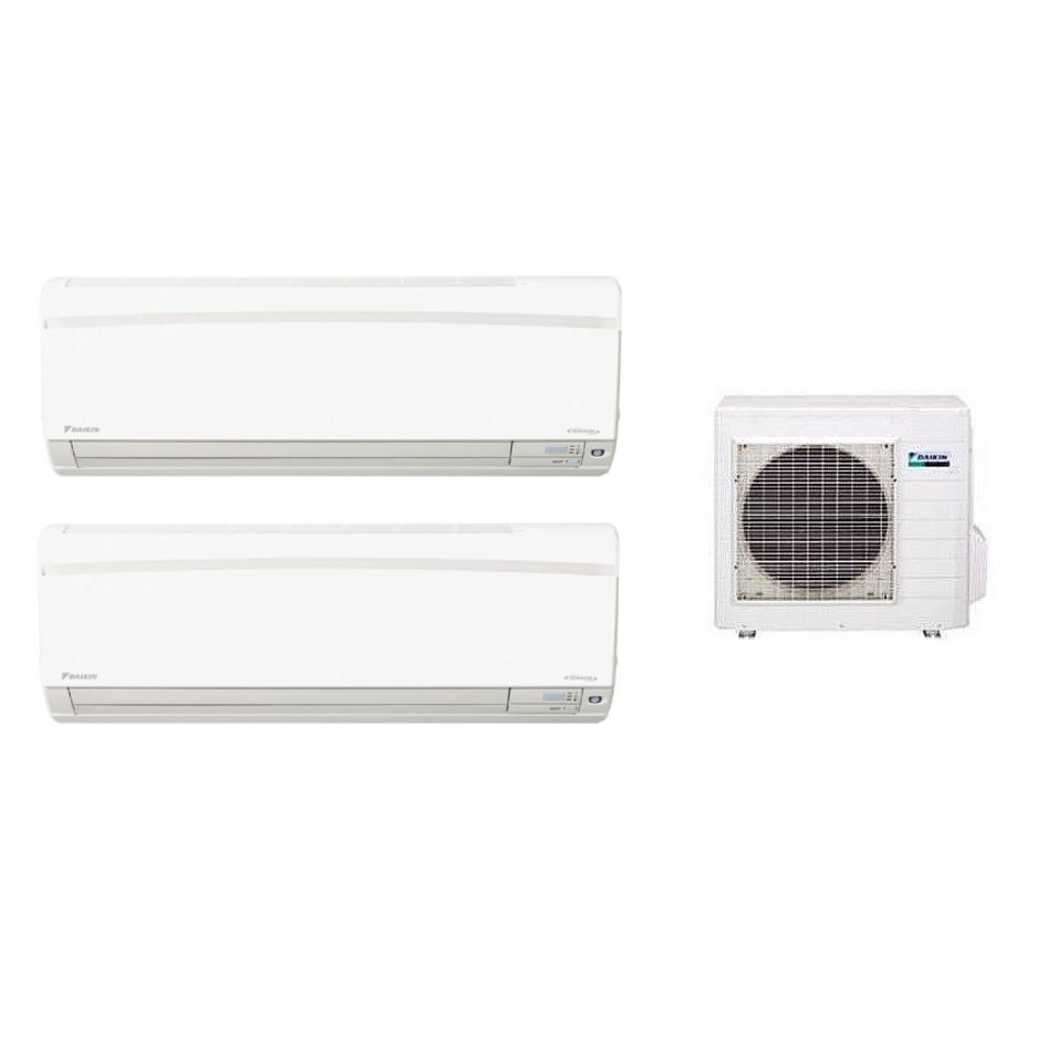 DAIKIN 大金 1匹+1匹 超級變頻冷暖 多聯型分體冷氣機 (2MXS50FV1B/FTXS25KVMNx2)