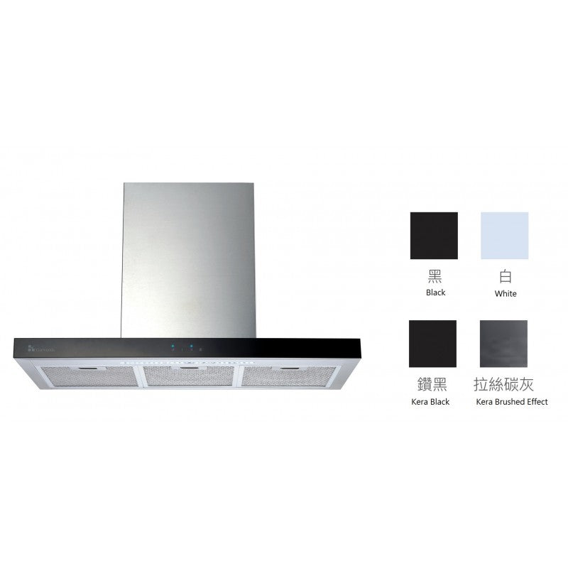 GARWOODS 樂思 HT3678SG 75CM 歐陸式抽油煙機