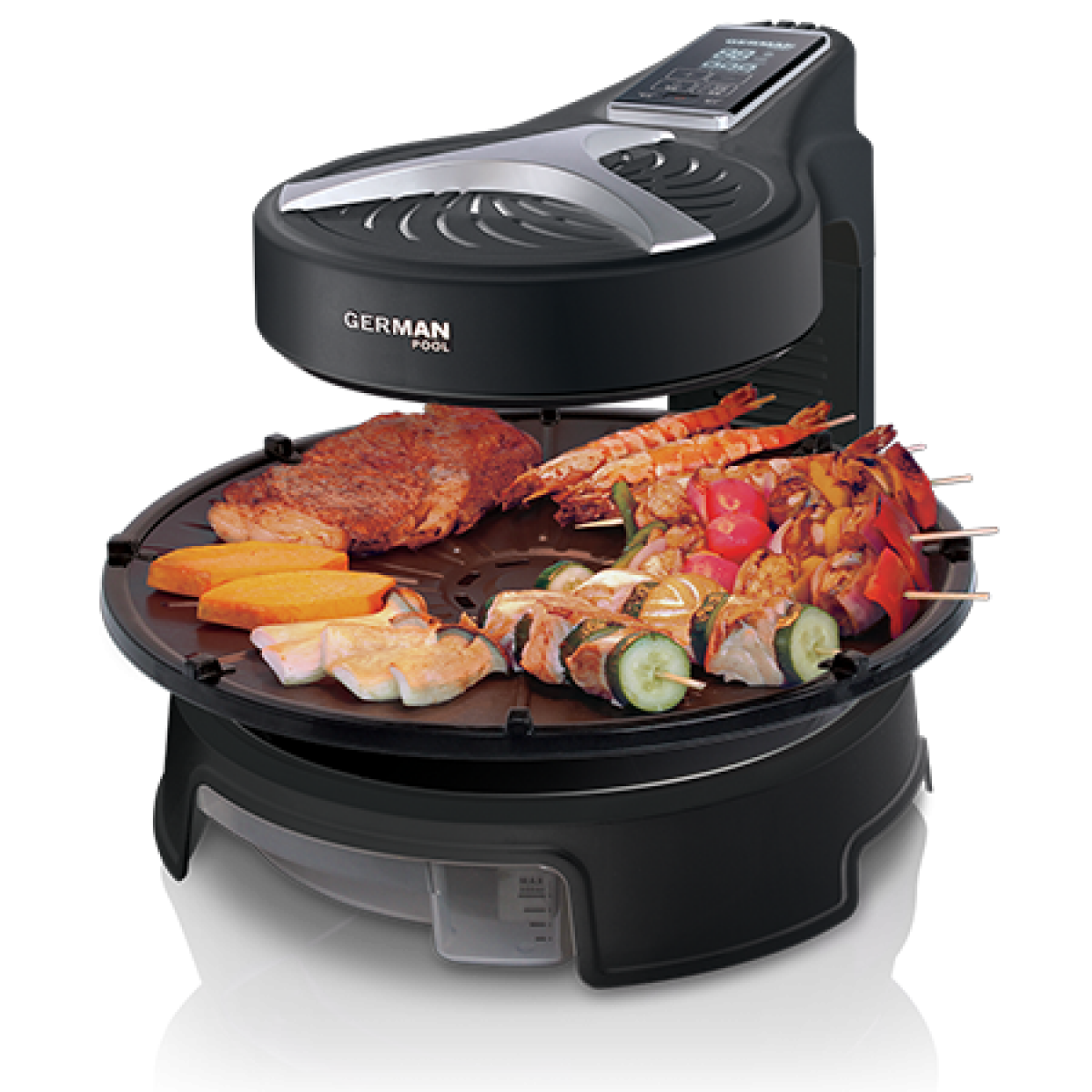 German Pool 德國寶 KQB-315 韓式光波燒烤爐 (黑色)