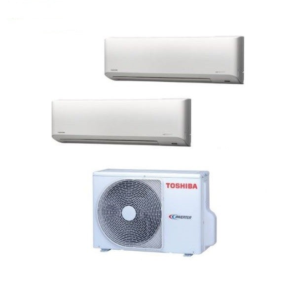 TOSHIBA 東芝 RAS2M18J2ACVHK 一拖二變頻淨冷分體式冷氣機 拖1匹+1匹