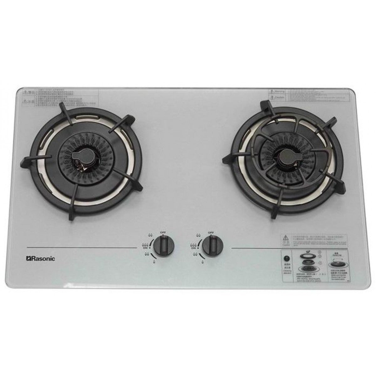 Rasonic 樂信 RG-233GS 75厘米 嵌入式雙頭石油氣煮食爐